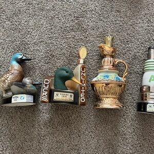 Jim Beam Vintage Collectible Duck Decanters